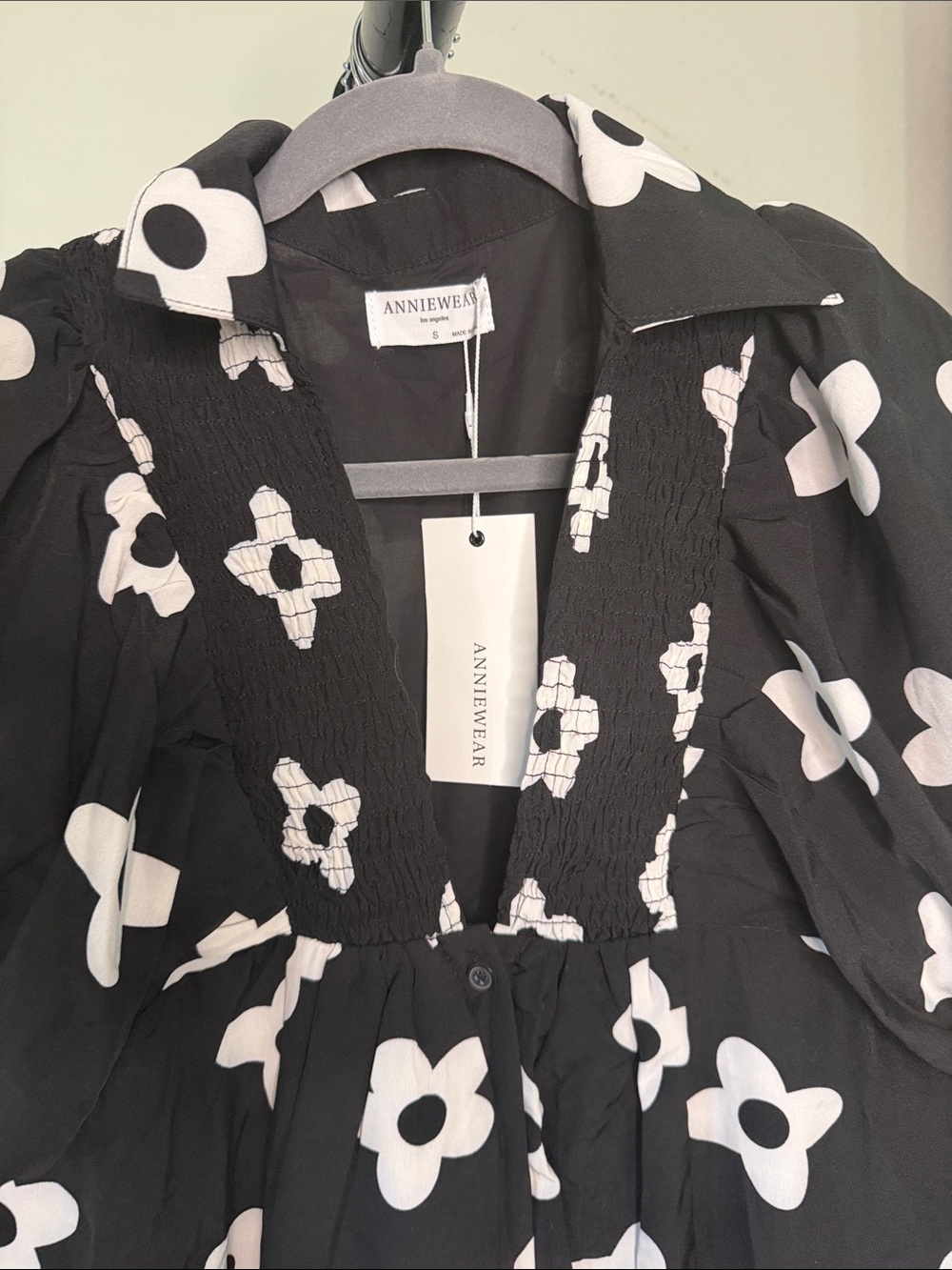 Anniewear Black Floral Midi Dress - Picture 3 of 5